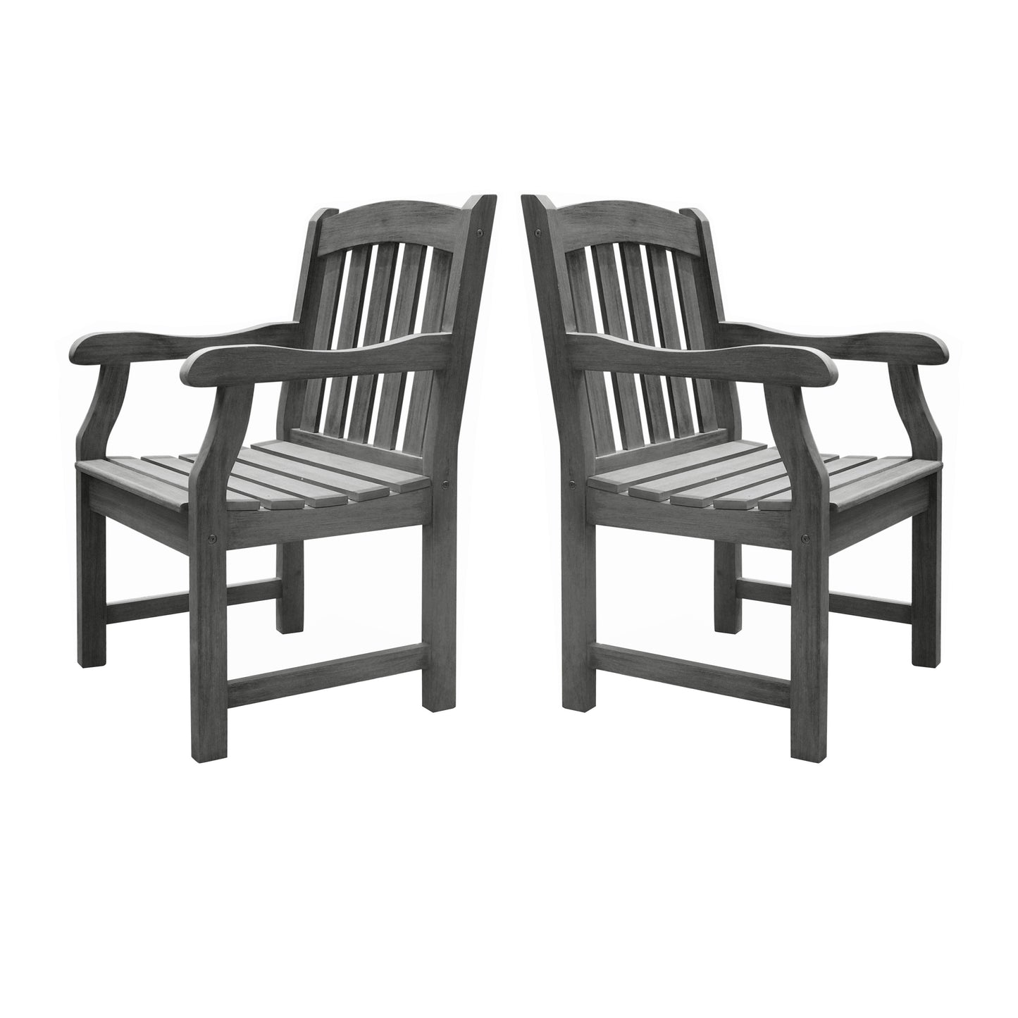 Malibu Outdoor Garden Armchair - Gray