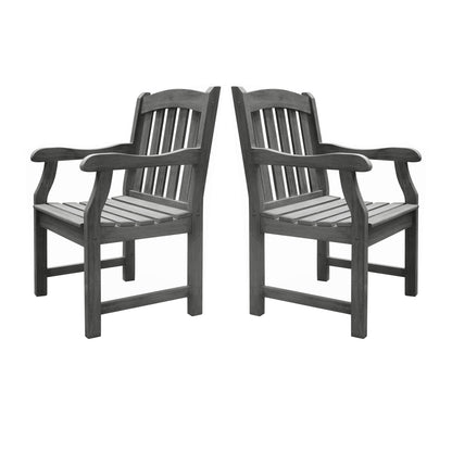 Malibu Outdoor Garden Armchair - Gray