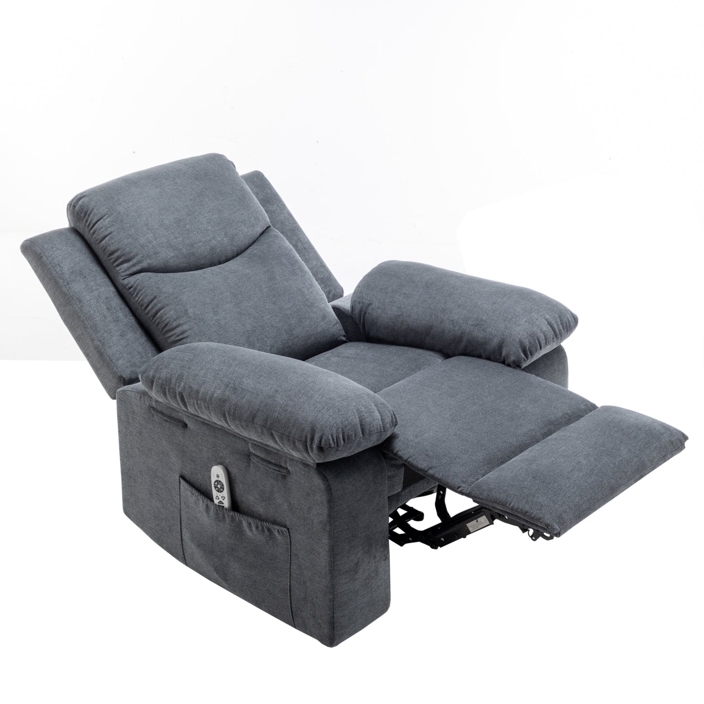 Aether Power Recliner Chair with Adjustable Massage Function - Dark Gray