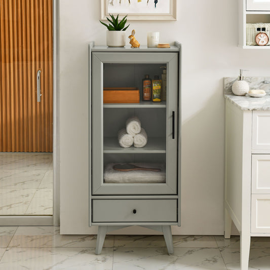 Warner Bathroom Storage Cabinet - Gray