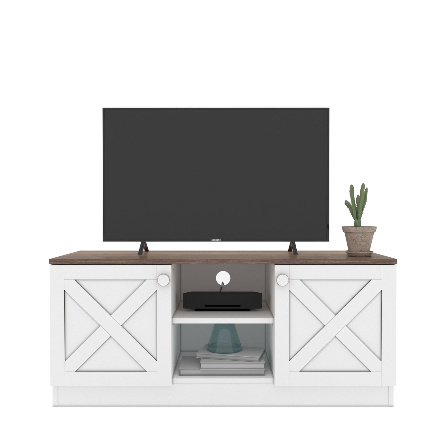 Costal TV Stand - White