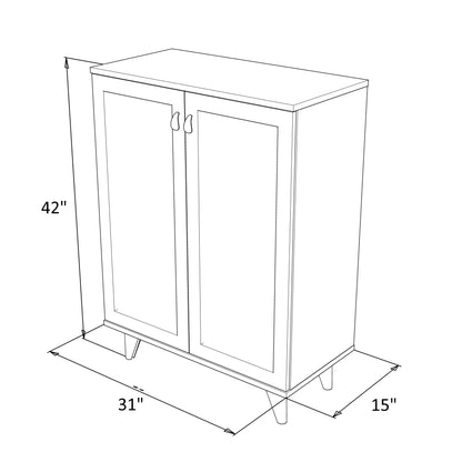 Karina Wood Base Shoe Cabinet