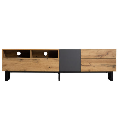 Vato Modern TV Stand Entertainment Center - Wood