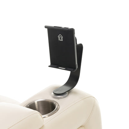 Comfort Max 270 Degree Swivel Power Recliner - White