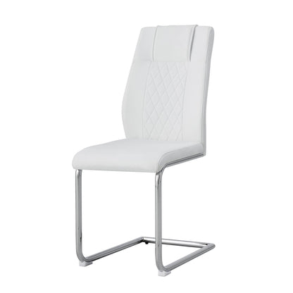 Skye Dining Chair Metal Leg (Set of 6) - White