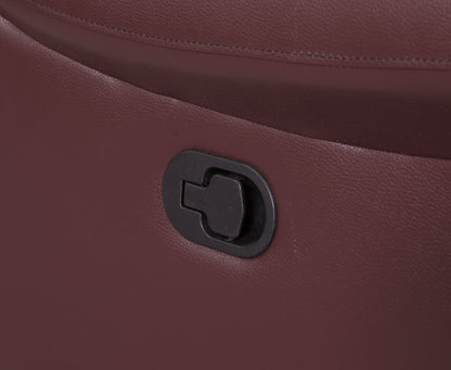 Rowan Reclining Console Loveseat - Burgundy