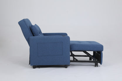 Sleeper Chair 3-in-1 Convertible - Navy Blue