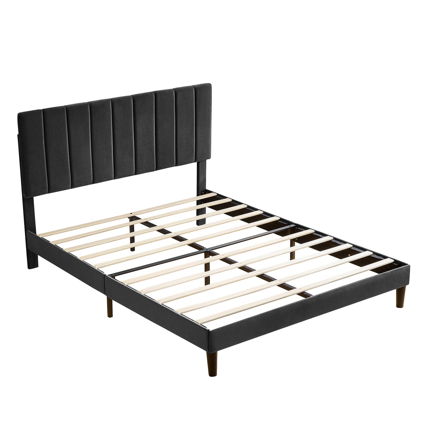 Jay Full Size Platform Bed Frame - Black