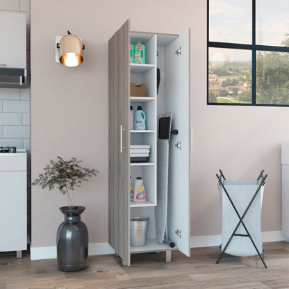 Nala Double Door Cabinet - Light Gray