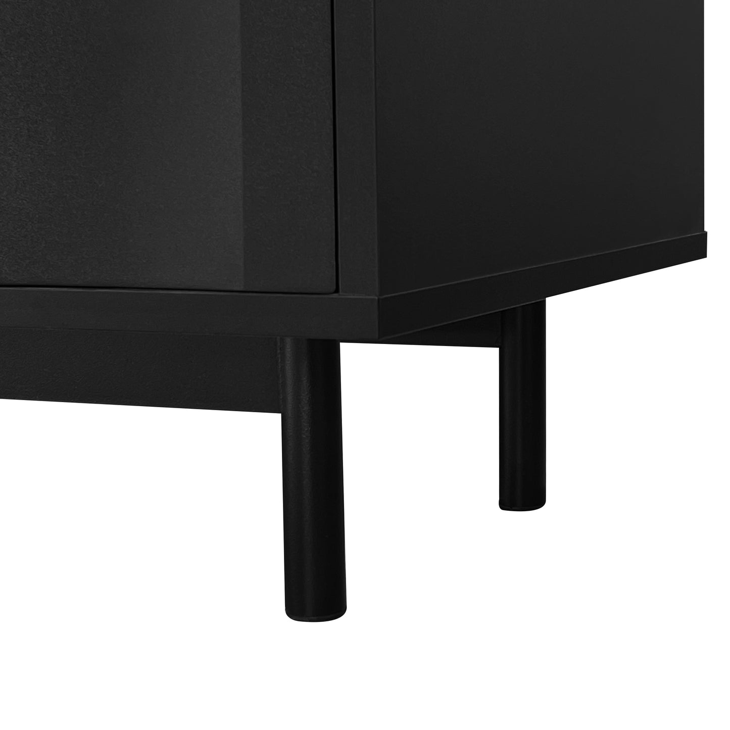 Noza Sideboard Buffet Cabinet - Black