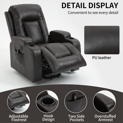 Logan Power Lift Recliner - Brown