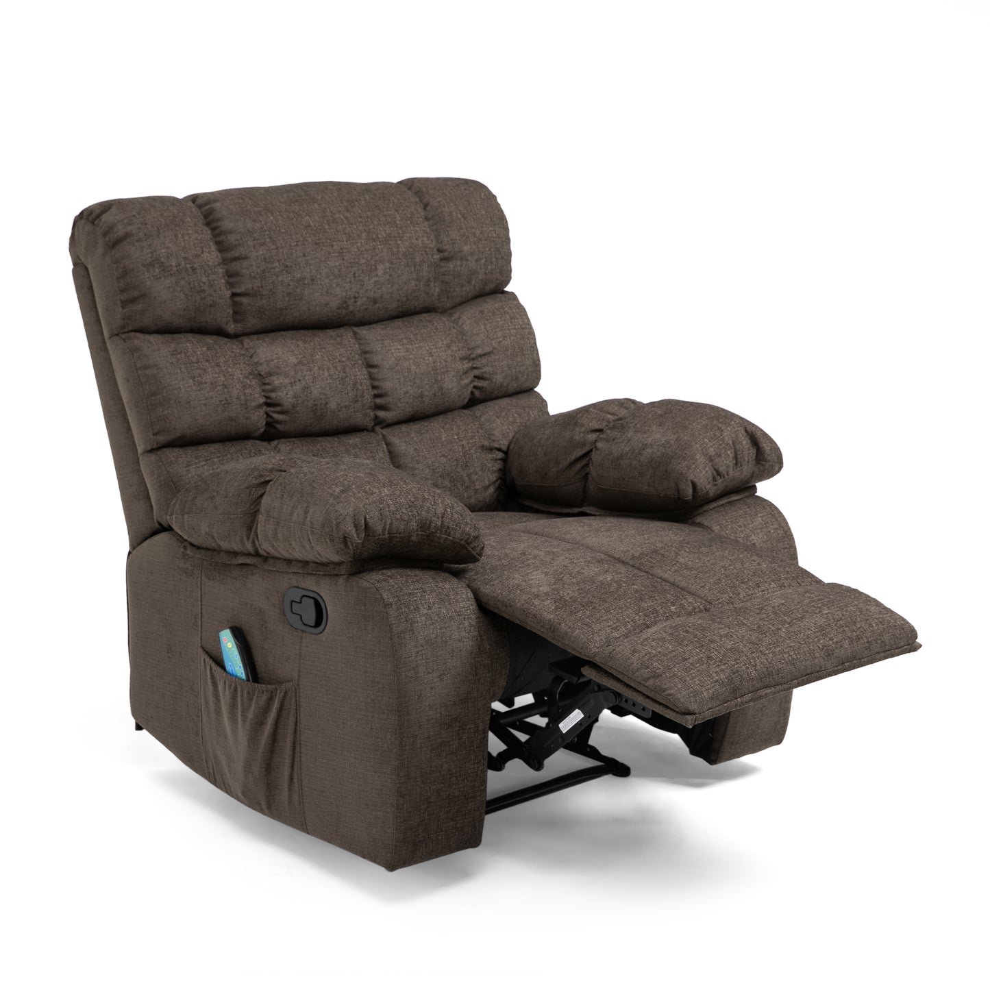 Jovan Power Recliner with Massage - Brown