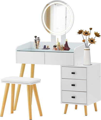 Mina Dressing Table with LED