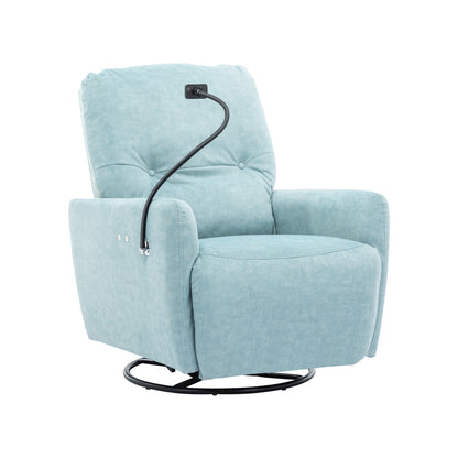 Dax Electric Rocking Motion Recliner - Blue