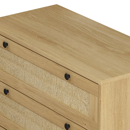 Robe 3-Drawers Storage Cabinet - Oak