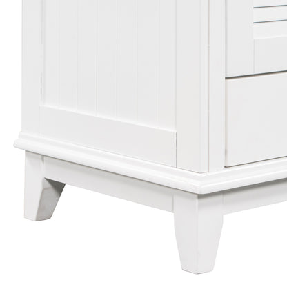 I- Bathroom Vanity - White