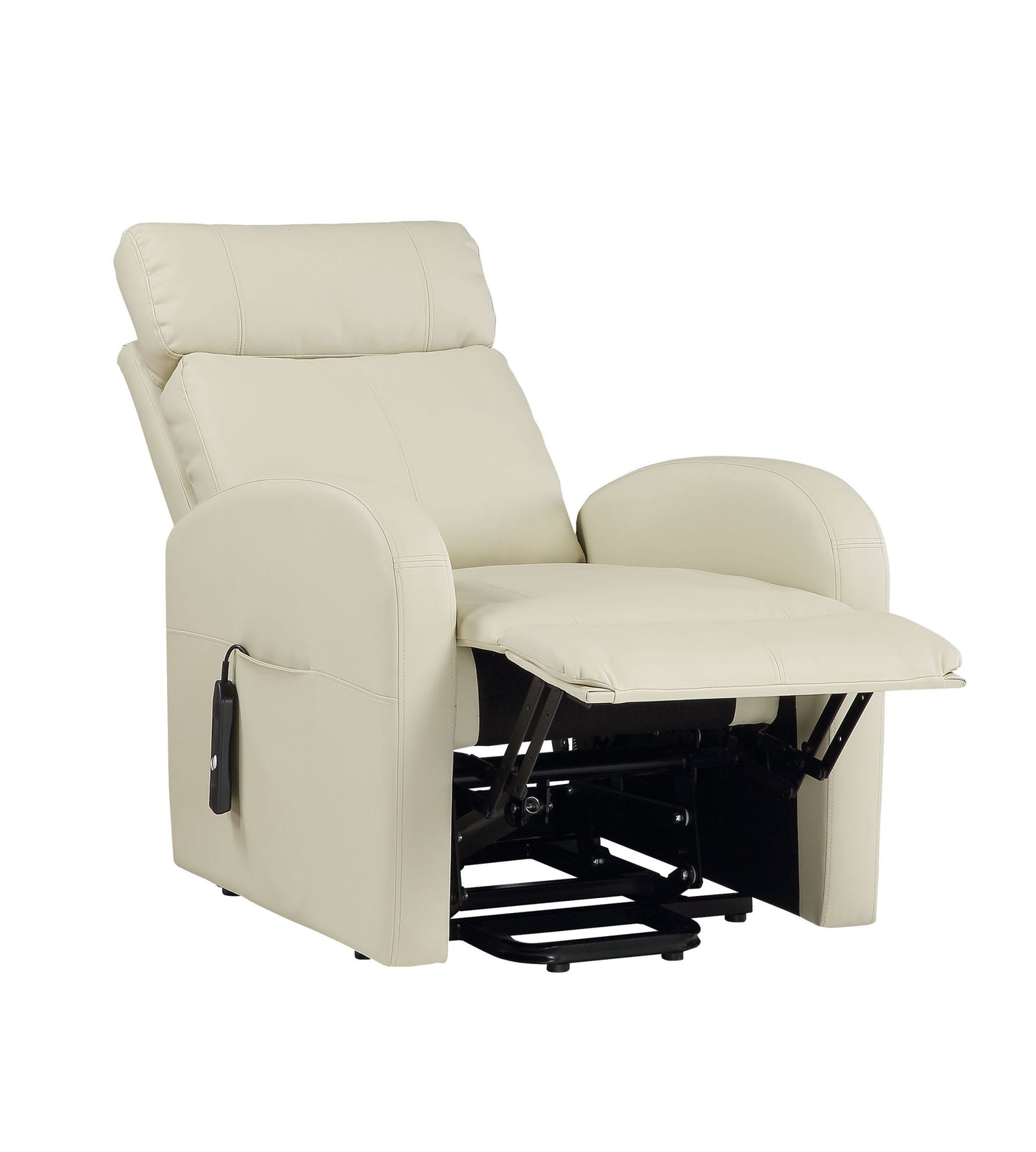 Ricardo PU Recliner with Power Lift - Beige