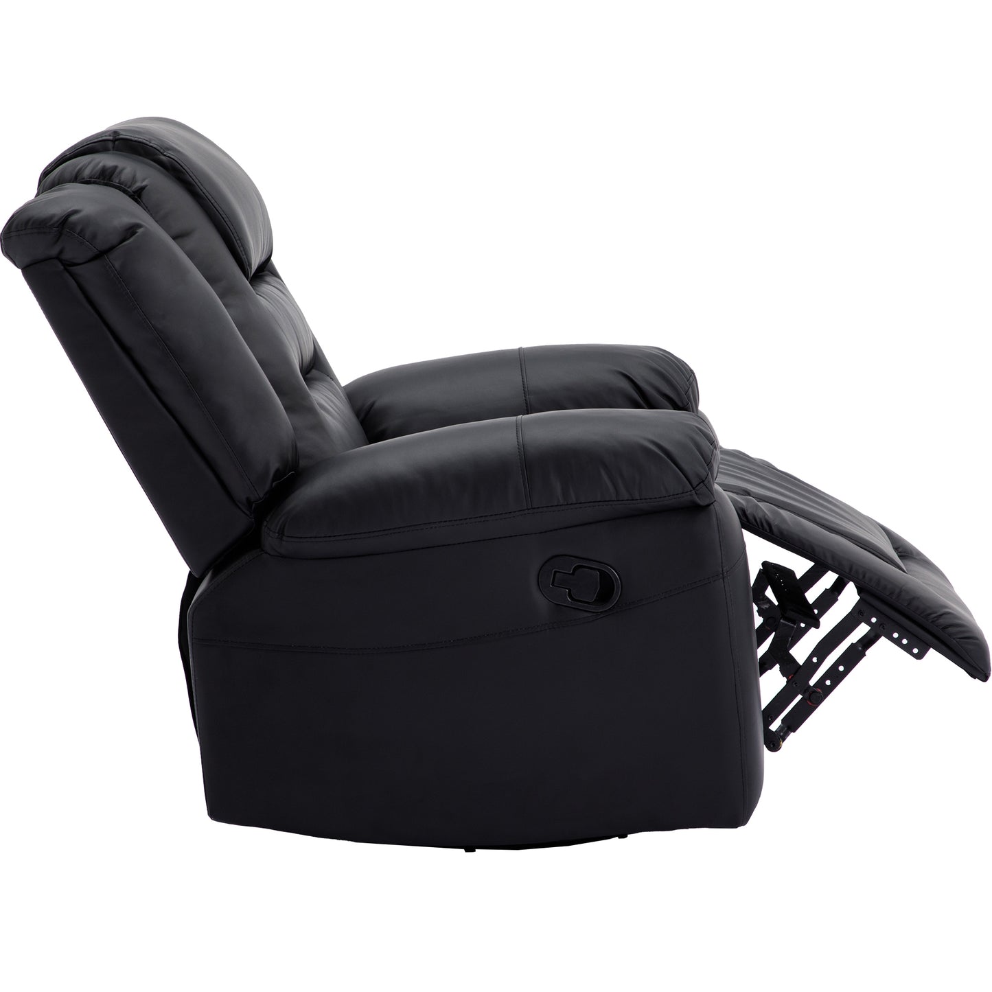 Becerra 360° Swivel Rocker Recliner - Black