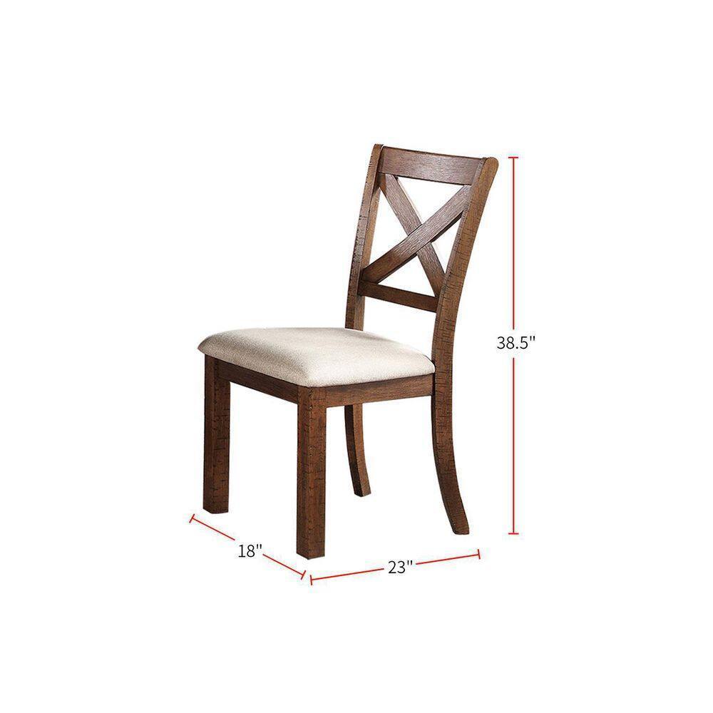 Krista Dining Chair (Set of 2) - Natural