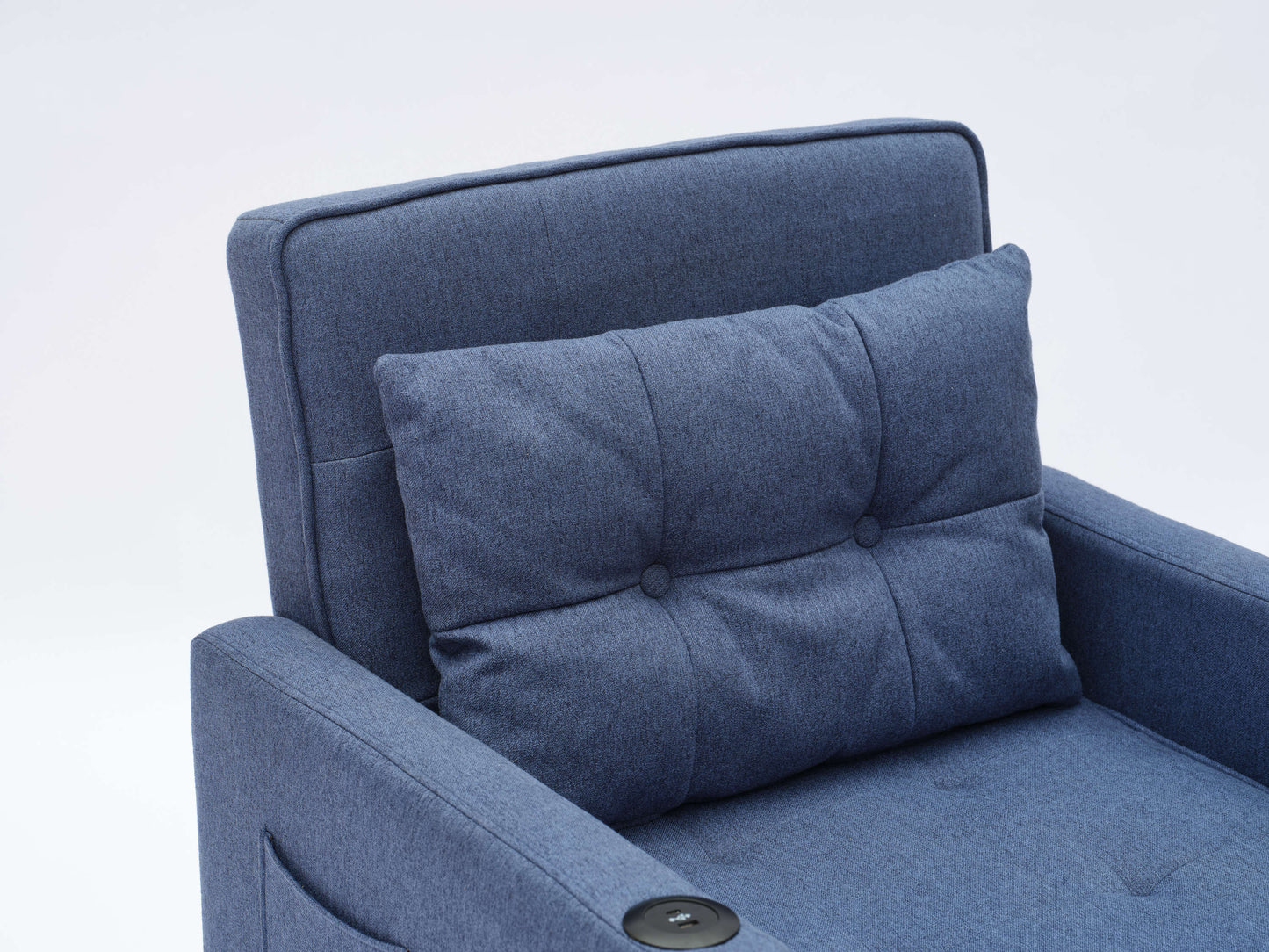 Sleeper Chair 3-in-1 Convertible - Navy Blue