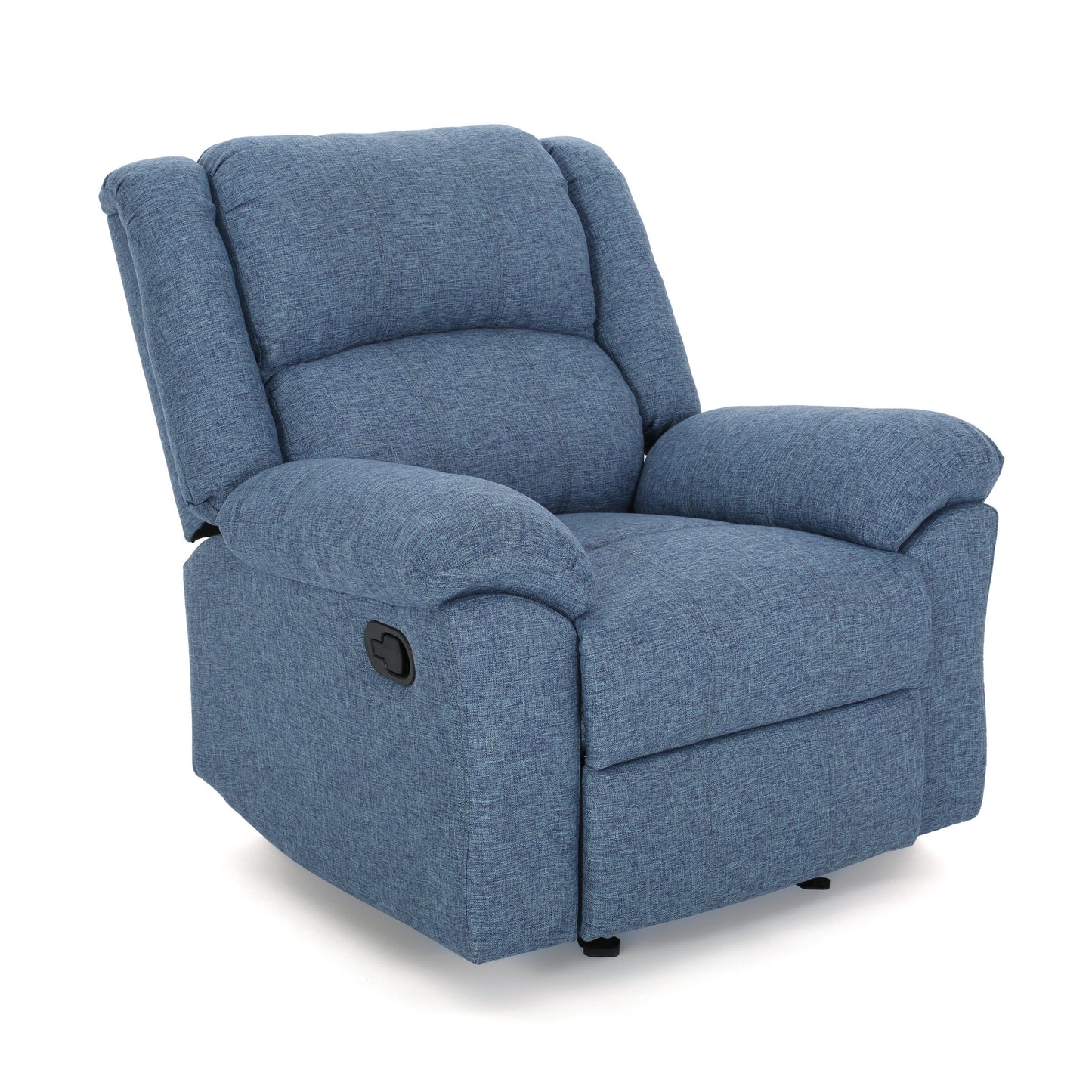 Cole Manual Recliner Chair - Navy Blue