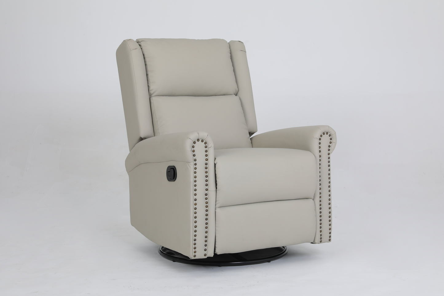 Daniela 360 Swivel Manual Recliner - Beige