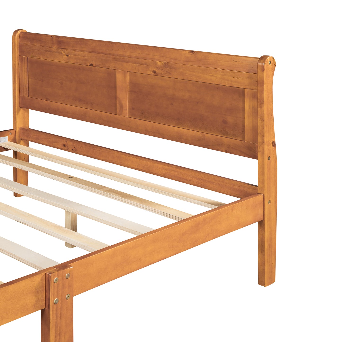 Urban Fusion Full Size Wood Platform Bed - Oak