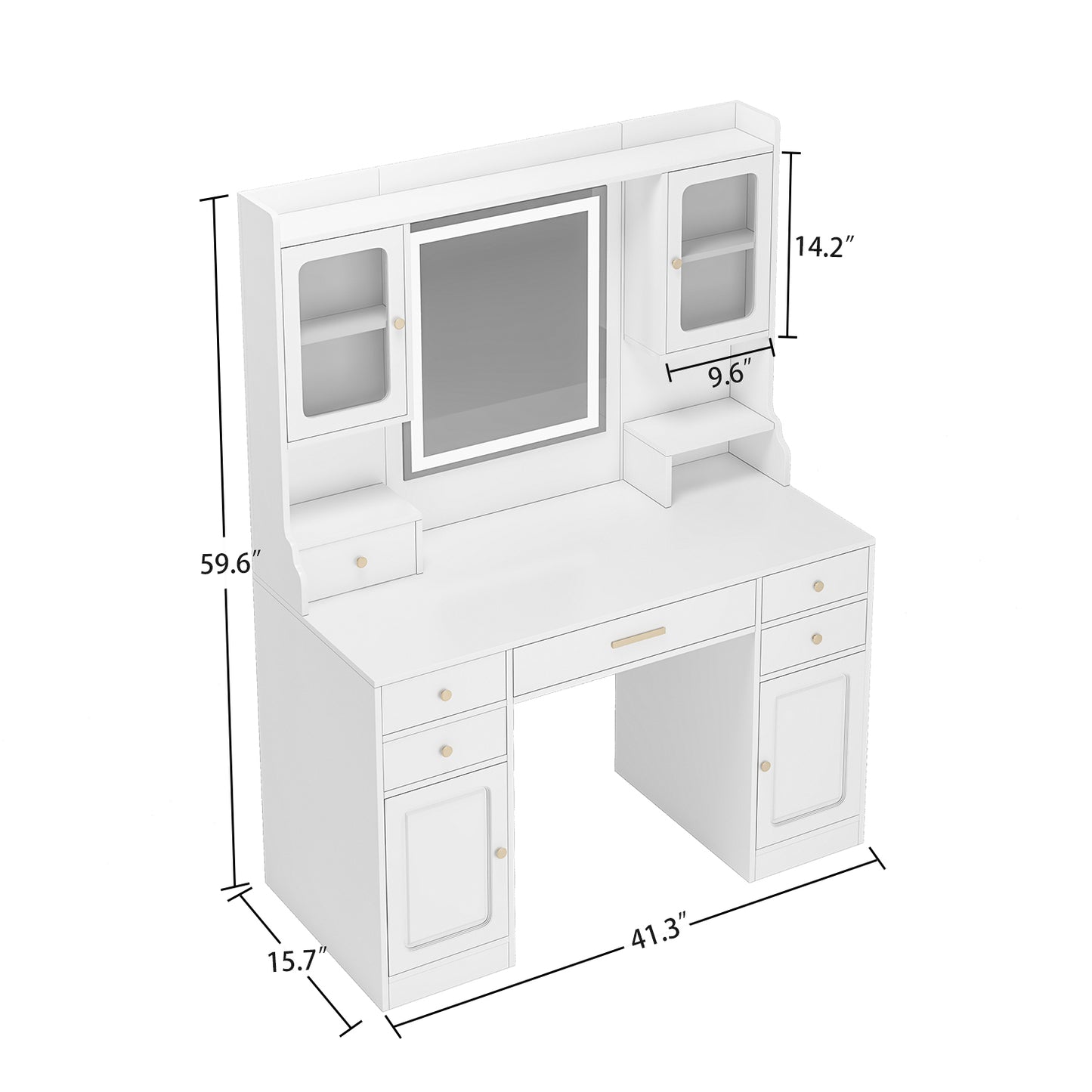 Walsh Makeup Vanity Dressing Table with Mirror