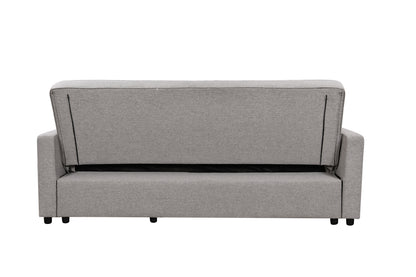 Tena Upholstered Sofa Bed W/Pull Out Bed  - Light Gray