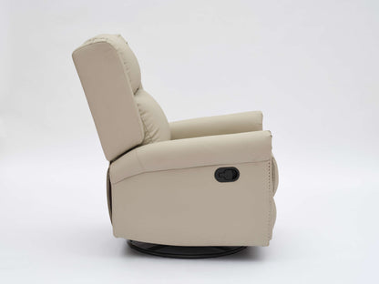 Daniela 360 Swivel Manual Recliner - Beige