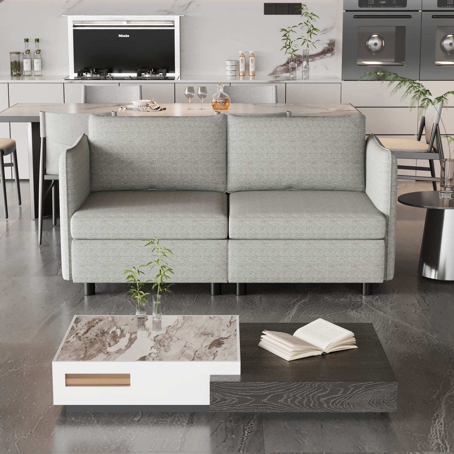 Keen Loveseat  - Gray