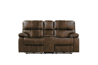 Hooper Power Reclining Loveseat - Brown