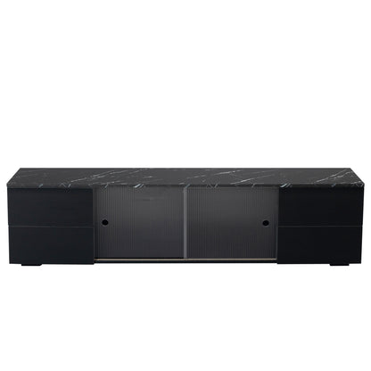 Nomad TV stand with LED remote control lights - Black