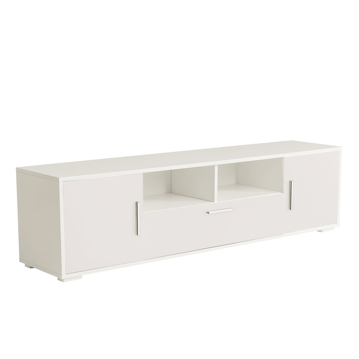 Oasis TV Stand with LED Lights - White