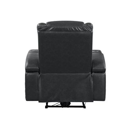 Merritt Power Recliner with Bluetooth - Dark Gray