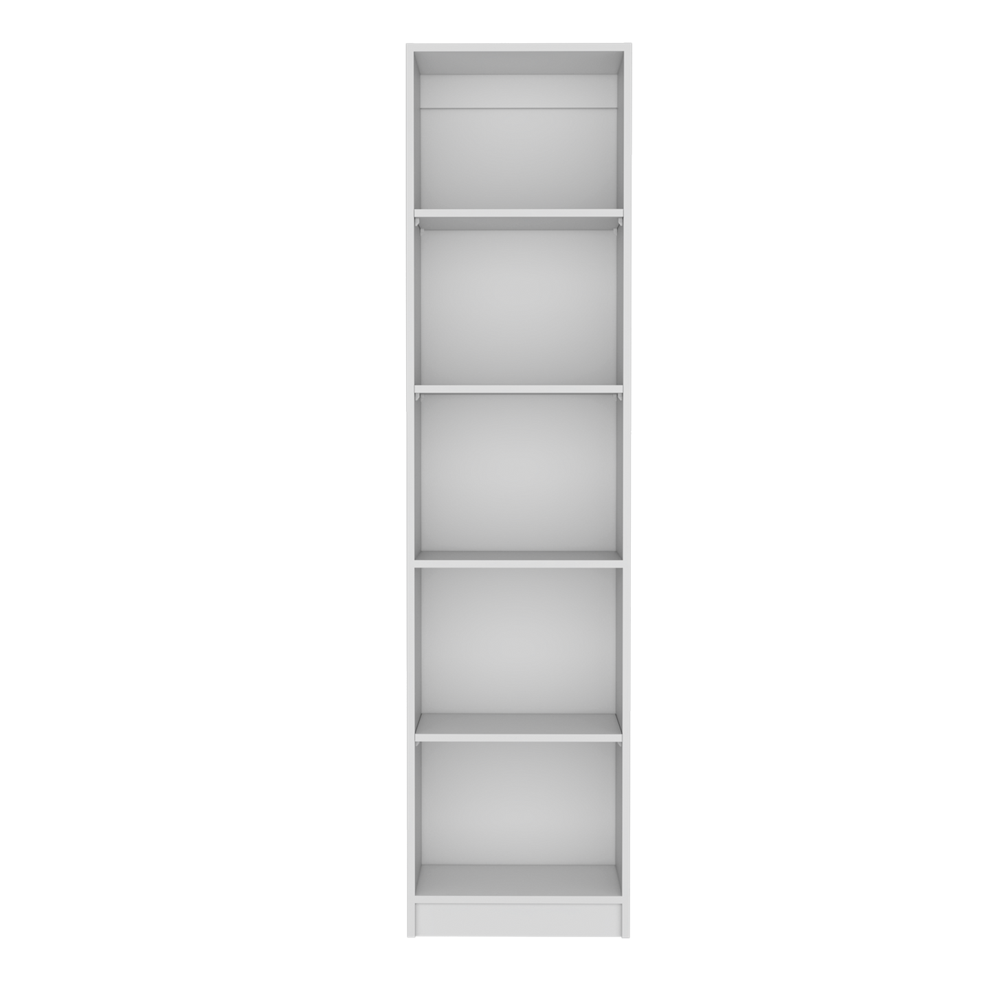 Kris Bookcase with 5-Tier Shelves - White