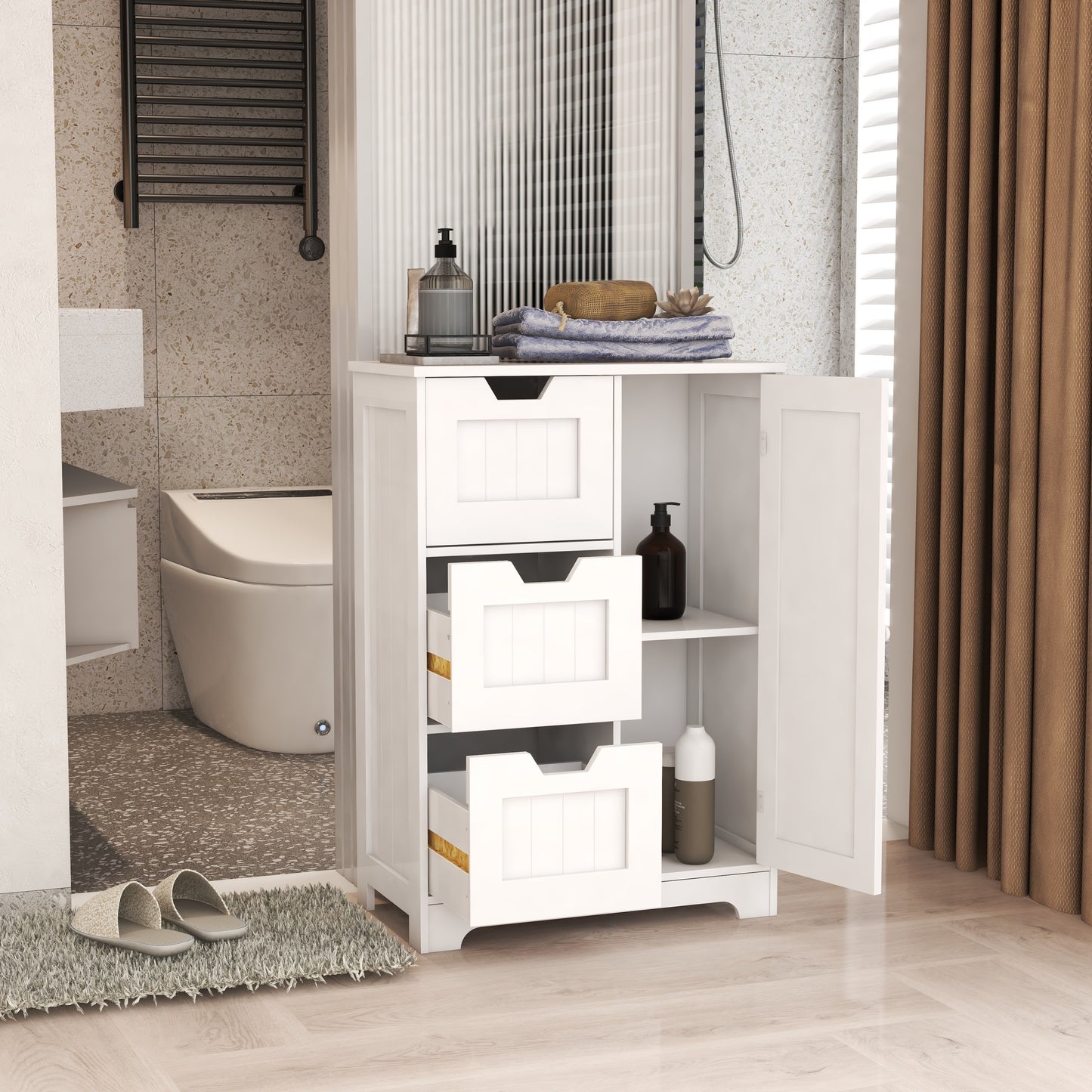 Skye Storage Cabinet - White