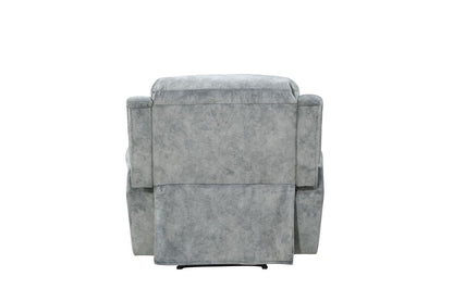 Mariana Fabric Recliner -Silver Gray