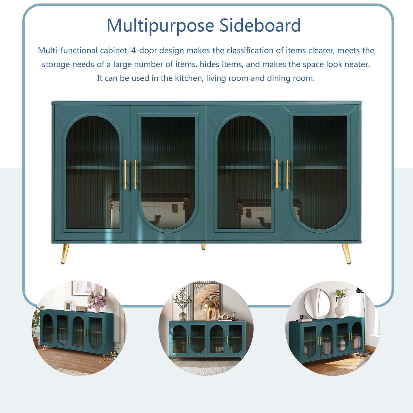 Mez Storage Cabinet  With Adjustable Shelves