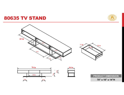 Florian TV Stand - Black