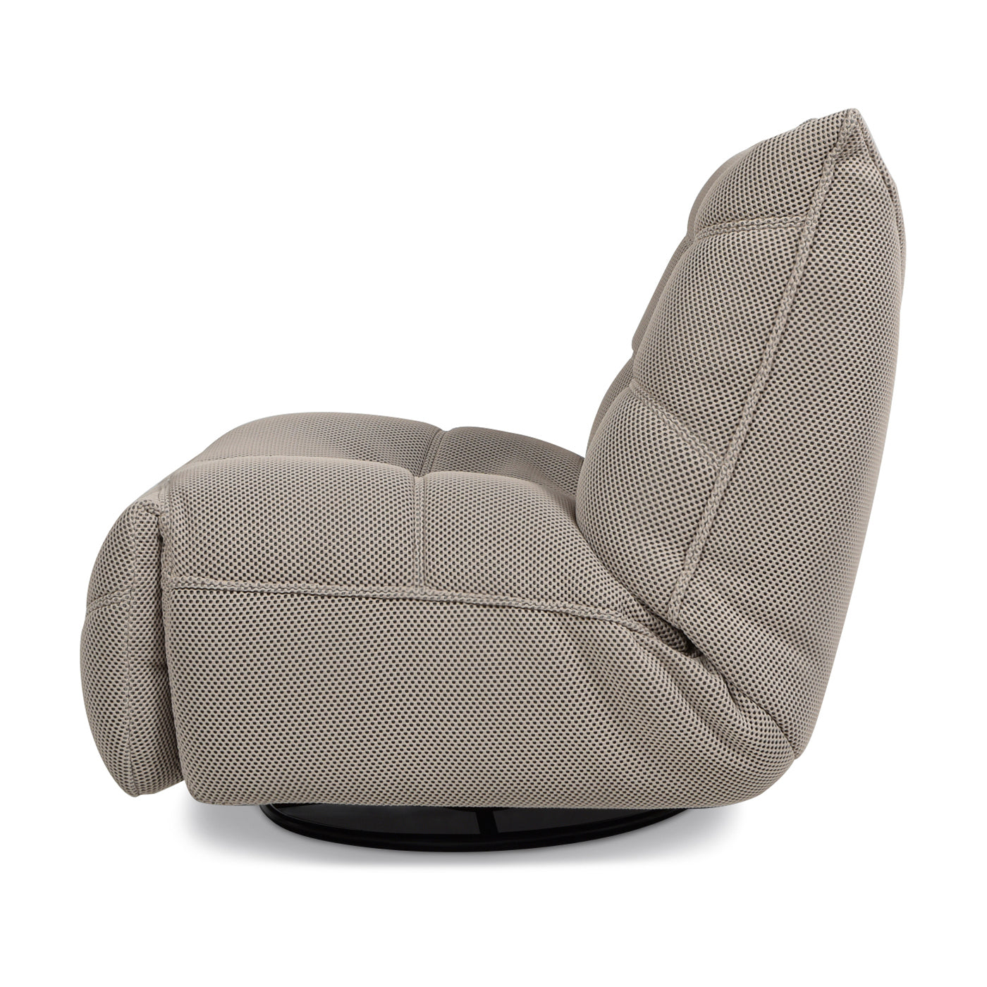 Rearden 3D Tech Mesh Swivel Glider Manual Recliner - Gray