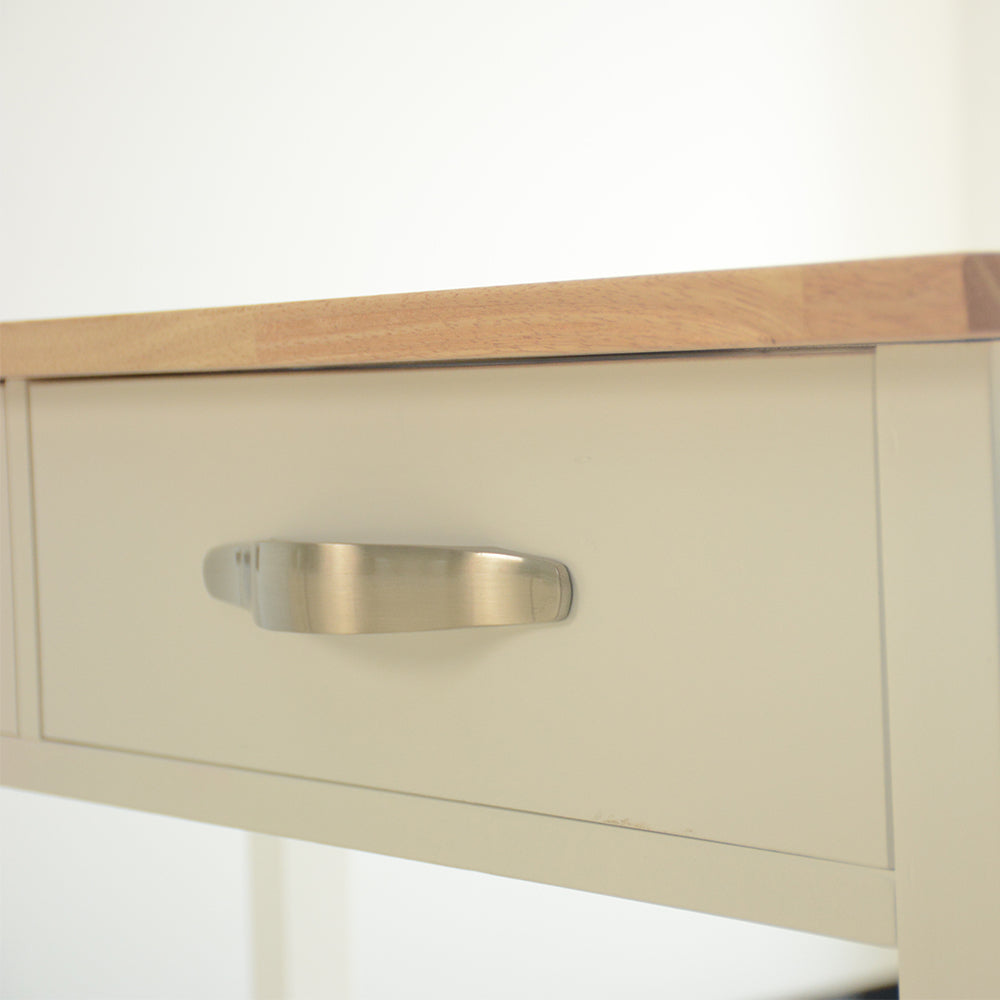 Vintage Kitchen Island & Kitchen Cart  - White