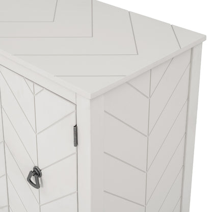 Delena Accent Storage Cabinet - Cream White