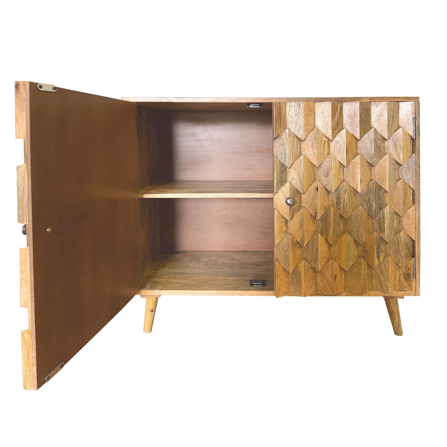 Honeycomb Handcrafted Accent Cabinet