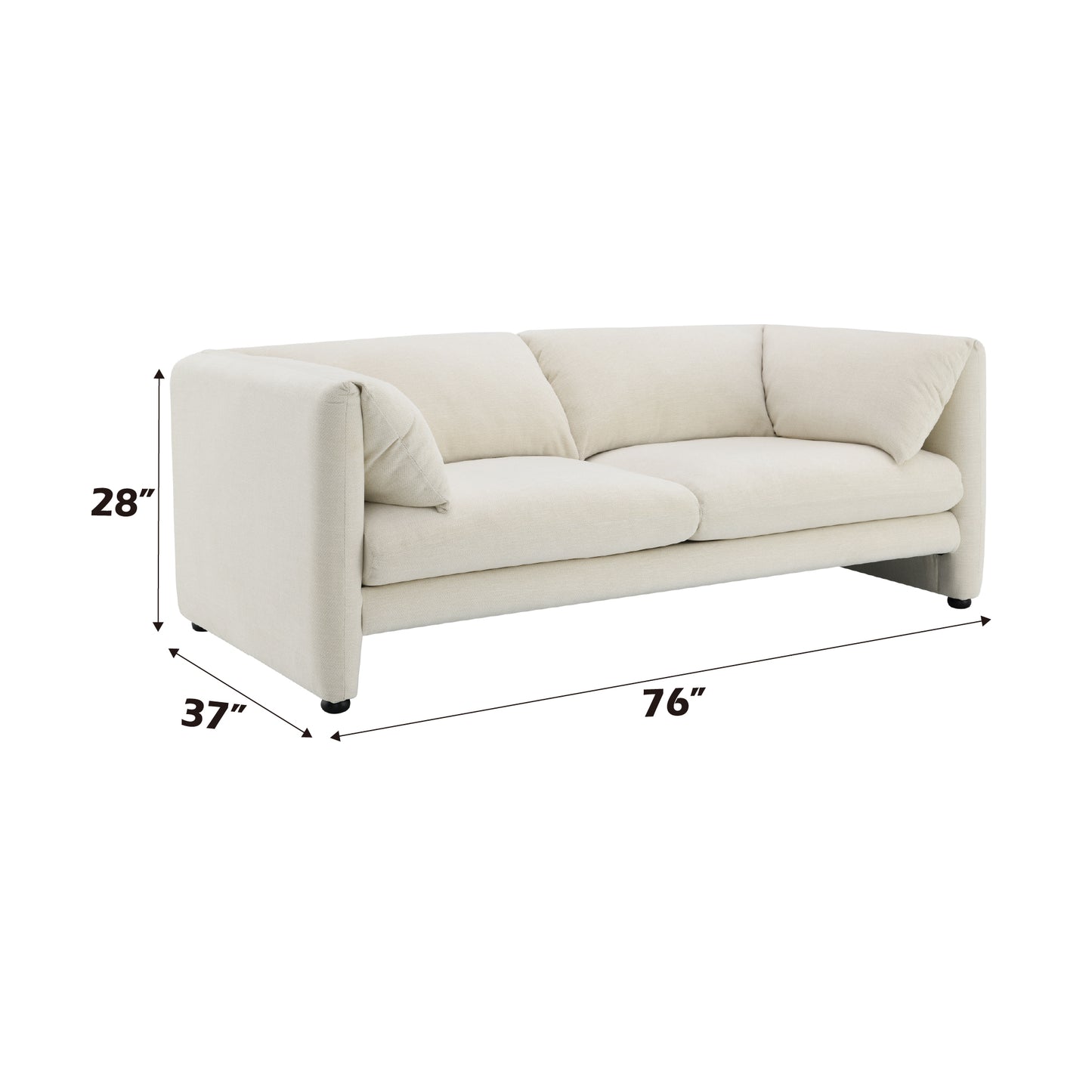 Jaeda Boucle Loveseat