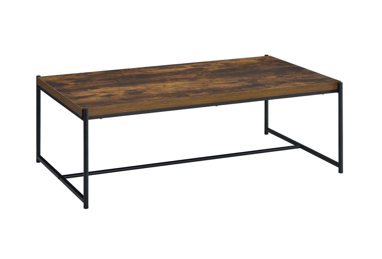 Lennox Coffee Table and End Table 3 Piece Set - Brown