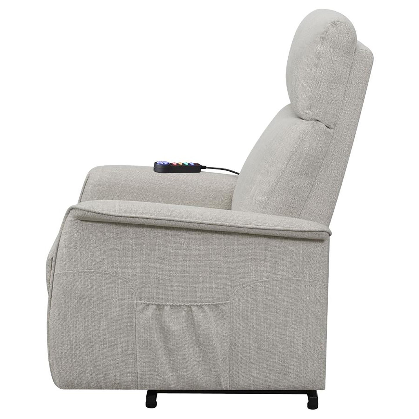 Morgan Power Lift Recliner with Massage Function - Beige