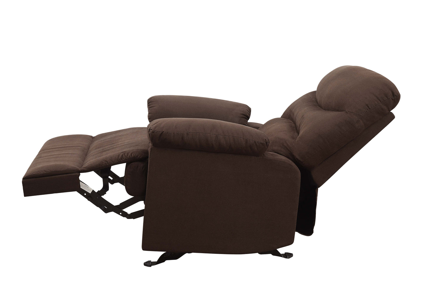 Zamora Glider Recliner with Pillow Top Armrest - Chocolate