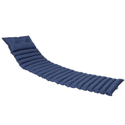 Dio Outdoor Lounge Chair Cushion Replacement (Set of 2) - Navy Blue