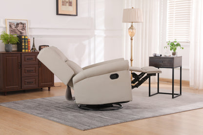 Daniela 360 Swivel Manual Recliner - Beige